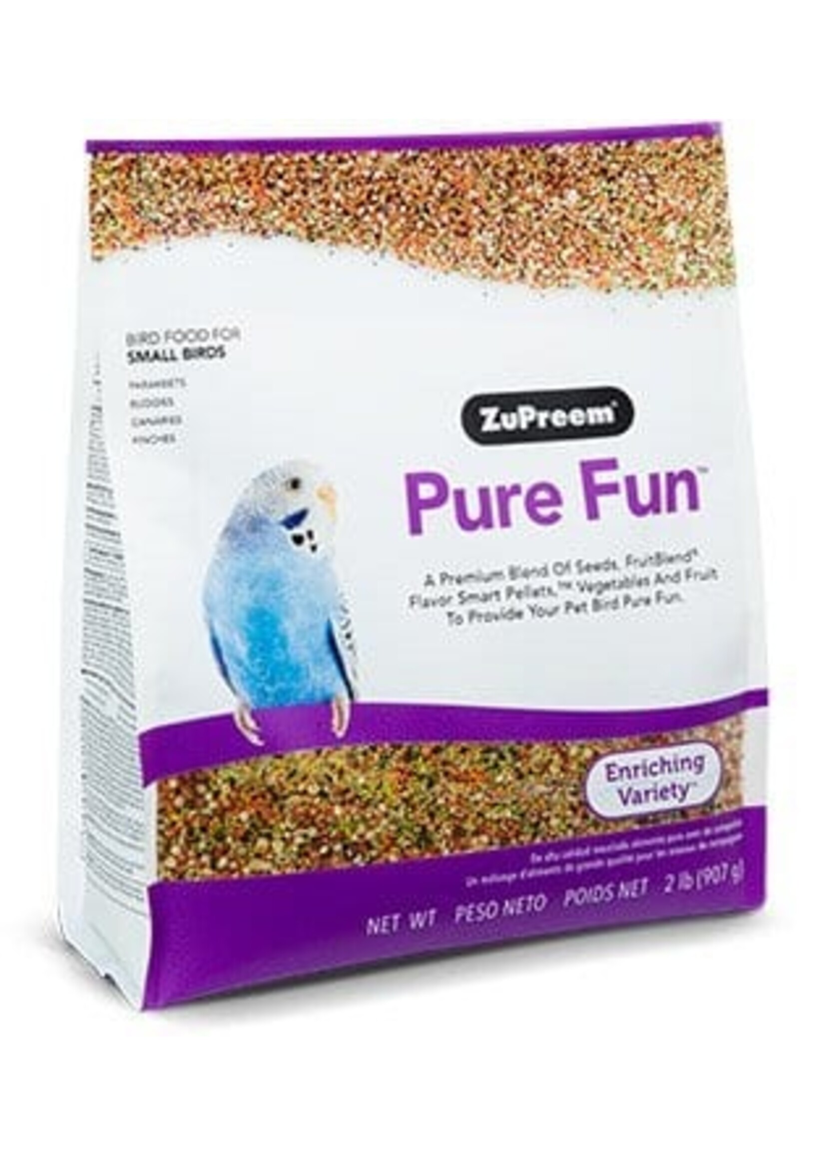 ZuPreem ZUPREEM PURE FUN SMALL BIRD 2LBS