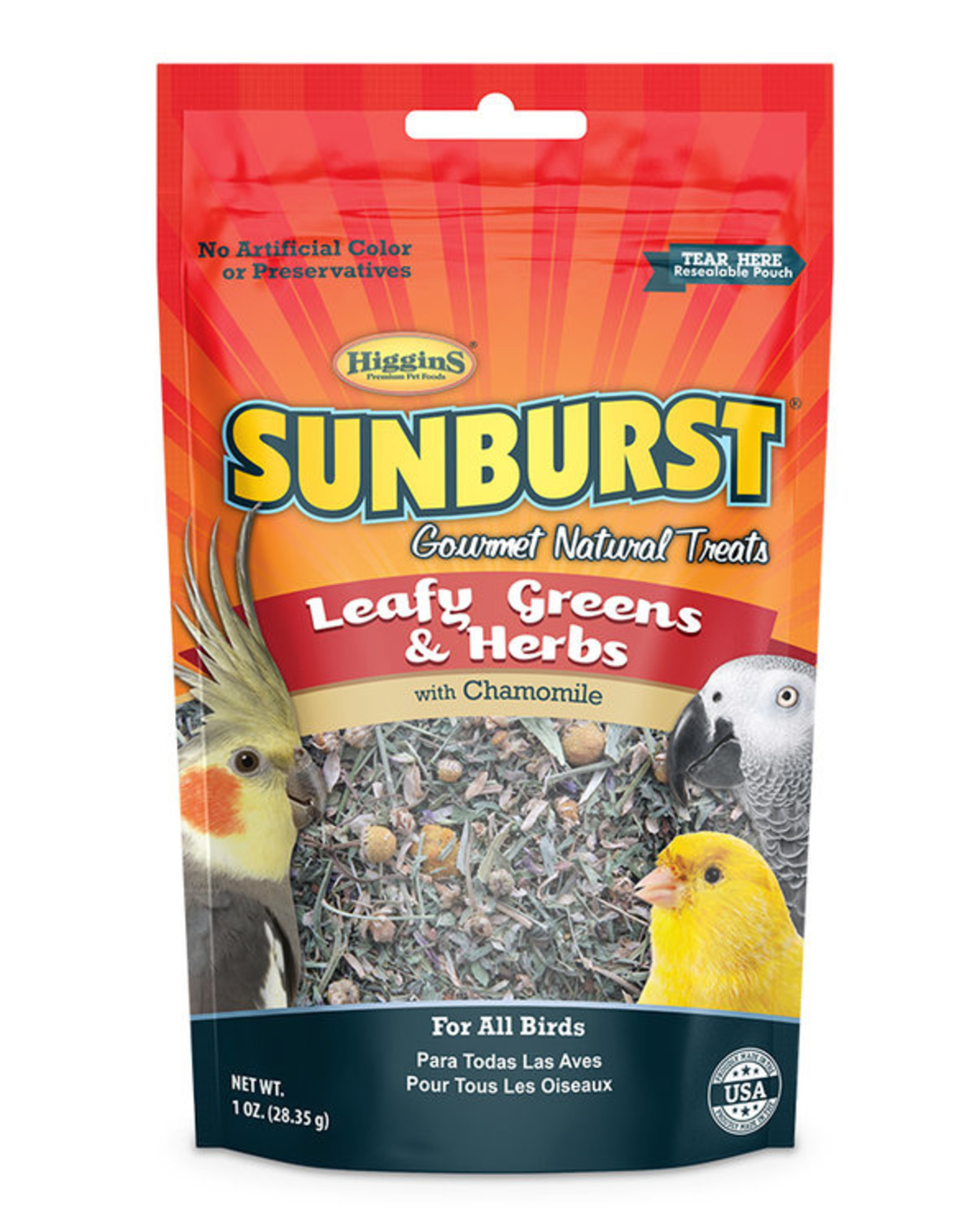 THE HIGGINS GROUP CORP. HIGGINS SUNBURST LEAFY GREENS & HERBS 1OZ
