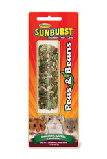 Versele-Laga Higgins HIGGINS SUNBURST GOURMET TREAT STICKS PEAS & BEANS 2.3OZ