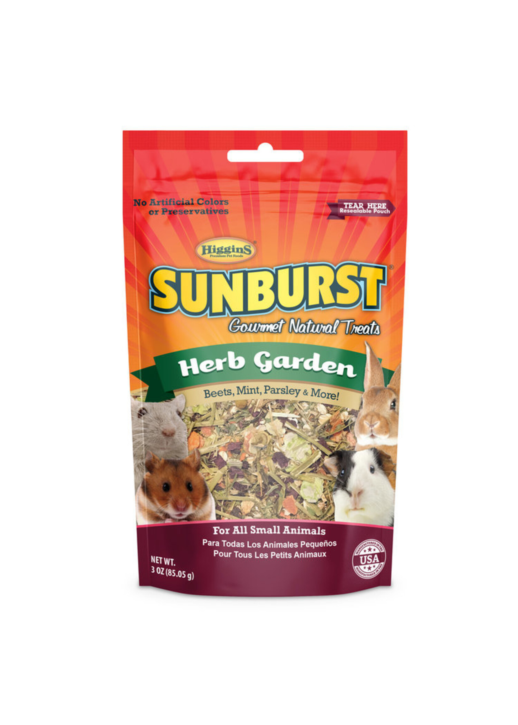 Versele-Laga Higgins HIGGINS SUNBURST GOURMET TREATS HERB GARDEN 3OZ
