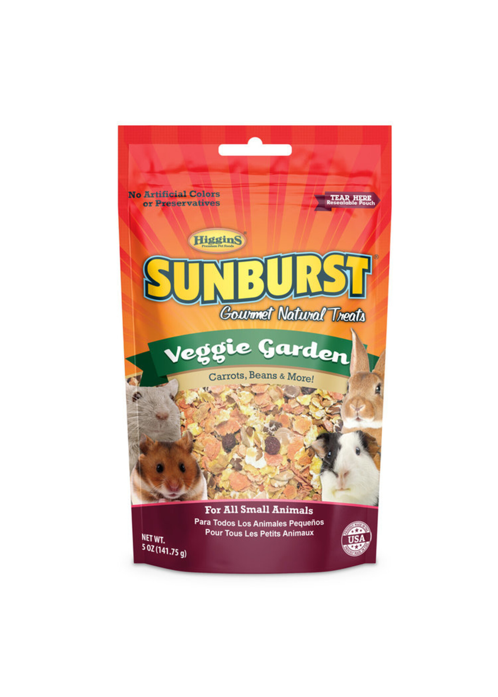 Versele-Laga Higgins HIGGINS SUNBURST GOURMET TREATS VEGGIE GARDEN 3OZ