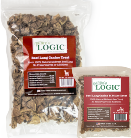 Nature's Logic Nature's Logic Beef Lung Dog Treats 1 Lb