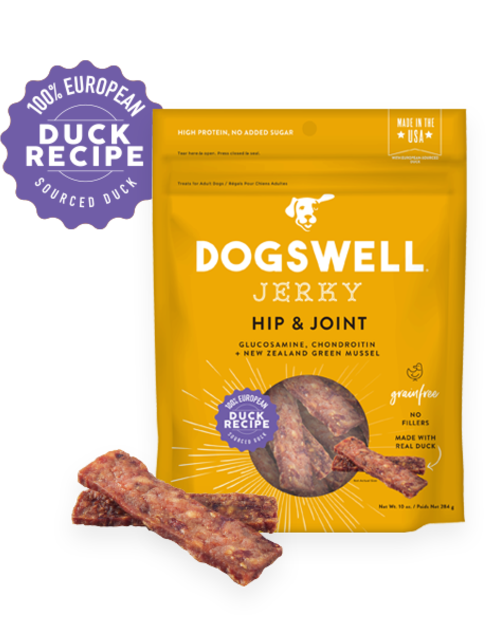 Dogswell Dogswell Hip & Joint Duck Jerky 10 oz