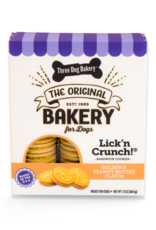 THREE DOG BAKERY THREE DOG BAKERY LICK'N CRUNCH! GOLDEN & PEANUT BUTTER 13OZ