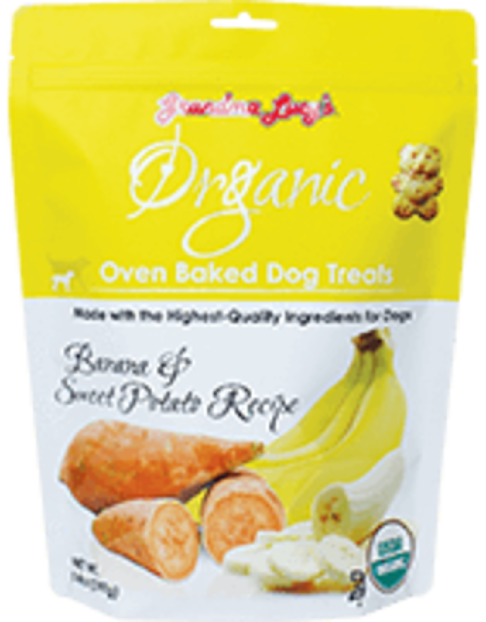 GRANDMA LUCY'S GRANDMA LUCY'S ORGANIC BANANA & SWEET POTATO TREAT 14OZ