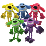 Multipet Multipet Loofa Dog Toy w/ Rope Body  Assorted  1 Each/11 in