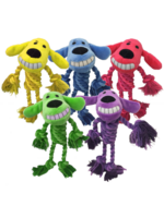 Multipet Multipet Loofa Dog Toy w/ Rope Body  Assorted  1 Each/11 in