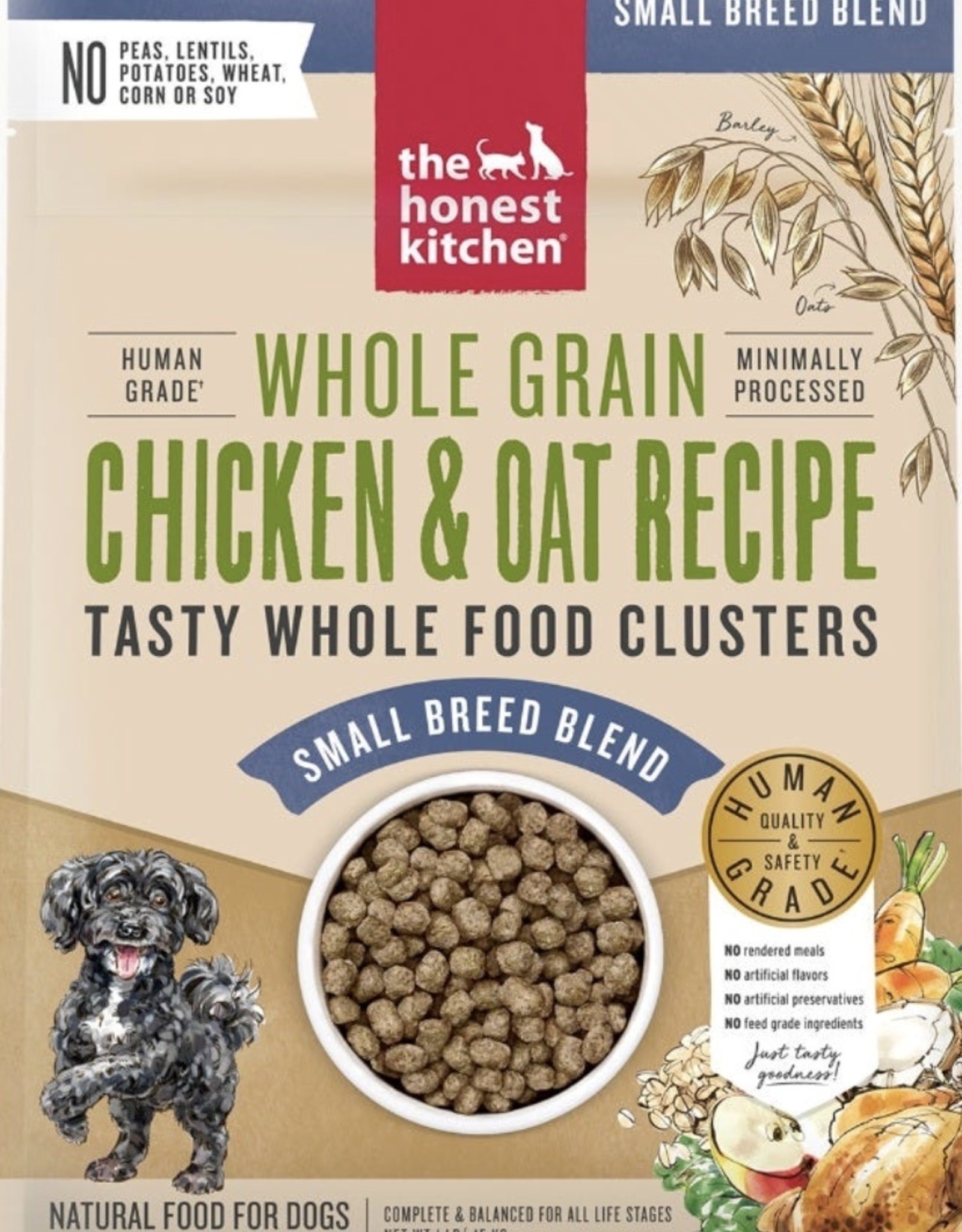 THE HONEST KITCHEN HONEST KITCHEN DOG CLUSTERS SMALL BREED WHOLE GRAIN CHICKEN 1LB