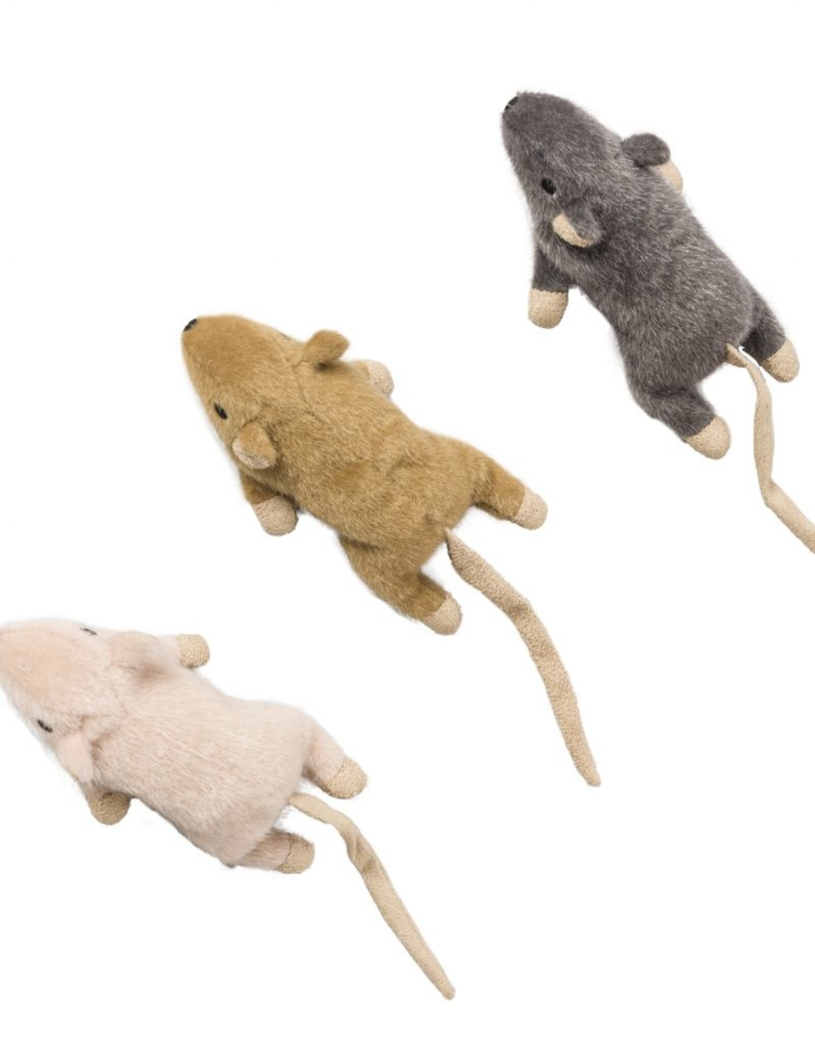 Ethical Pet Spot 5.5 in. Flat Mouse Franki Nip - Assorted