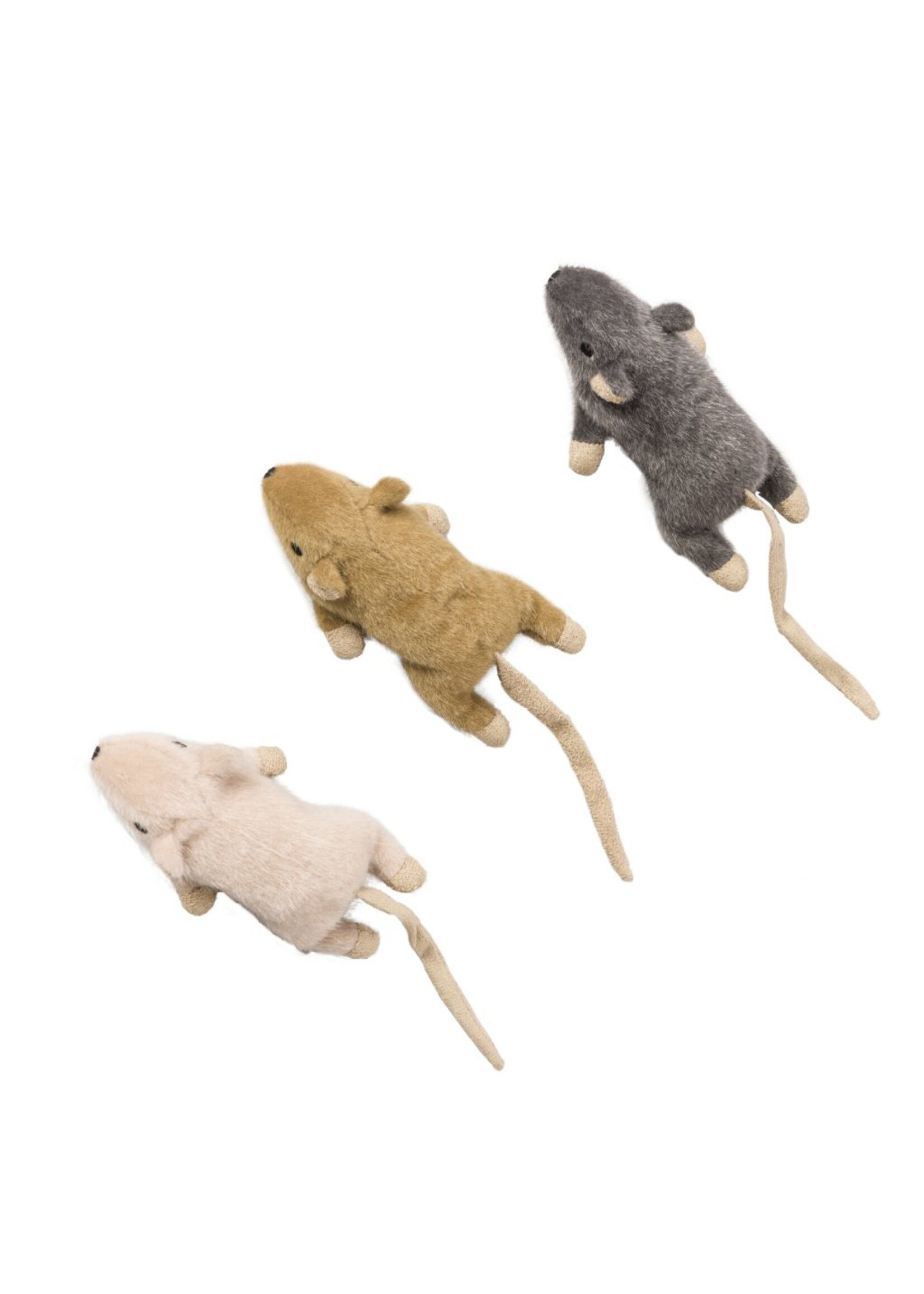 Ethical Pet Spot 5.5 in. Flat Mouse Franki Nip - Assorted