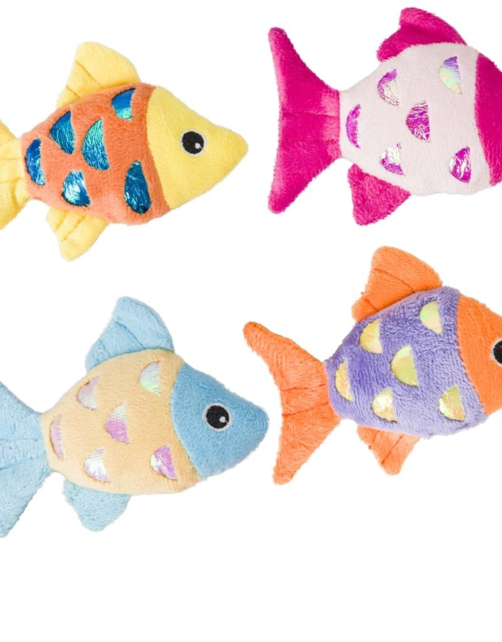 Ethical Pet Spot Shimmer Glimmer Fish Catnip Toy - Assorted Colors - 1 Count