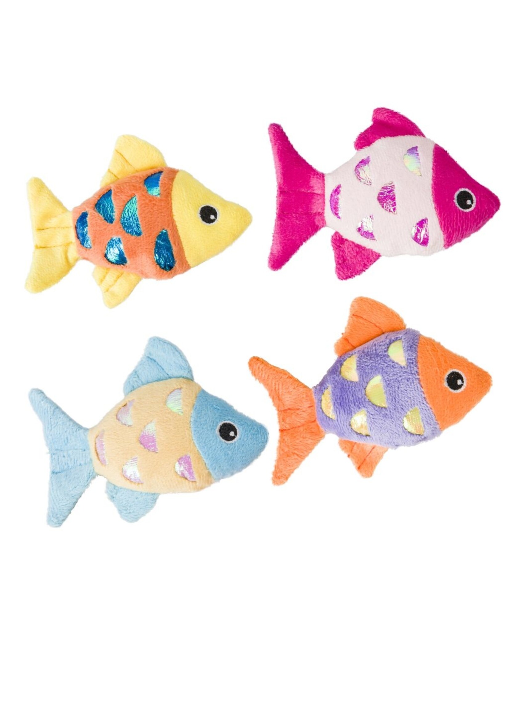 Ethical Pet Spot Shimmer Glimmer Fish Catnip Toy - Assorted Colors - 1 Count