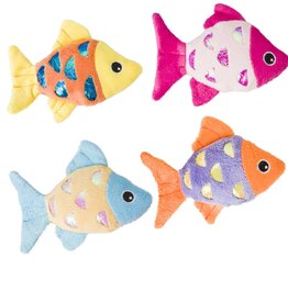 Ethical Pet Spot Shimmer Glimmer Fish Catnip Toy - Assorted Colors - 1 Count