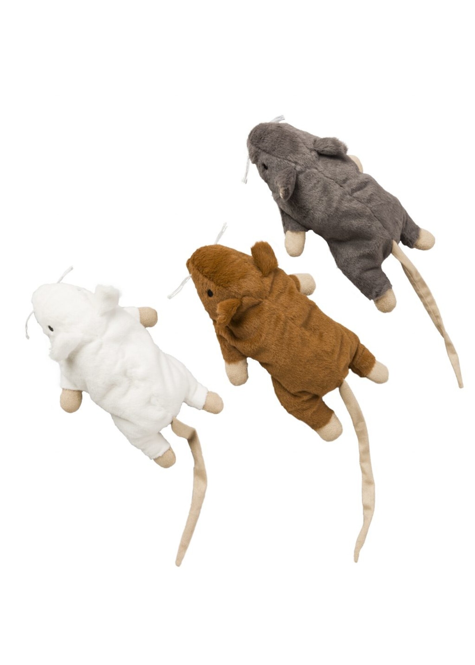 Ethical Pet Spot Super Mouse Sam Cat Toy with Catnip  Assorted 1 Each/11 in
