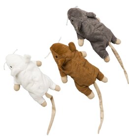 Ethical Pet Spot Super Mouse Sam Cat Toy with Catnip  Assorted 1 Each/11 in