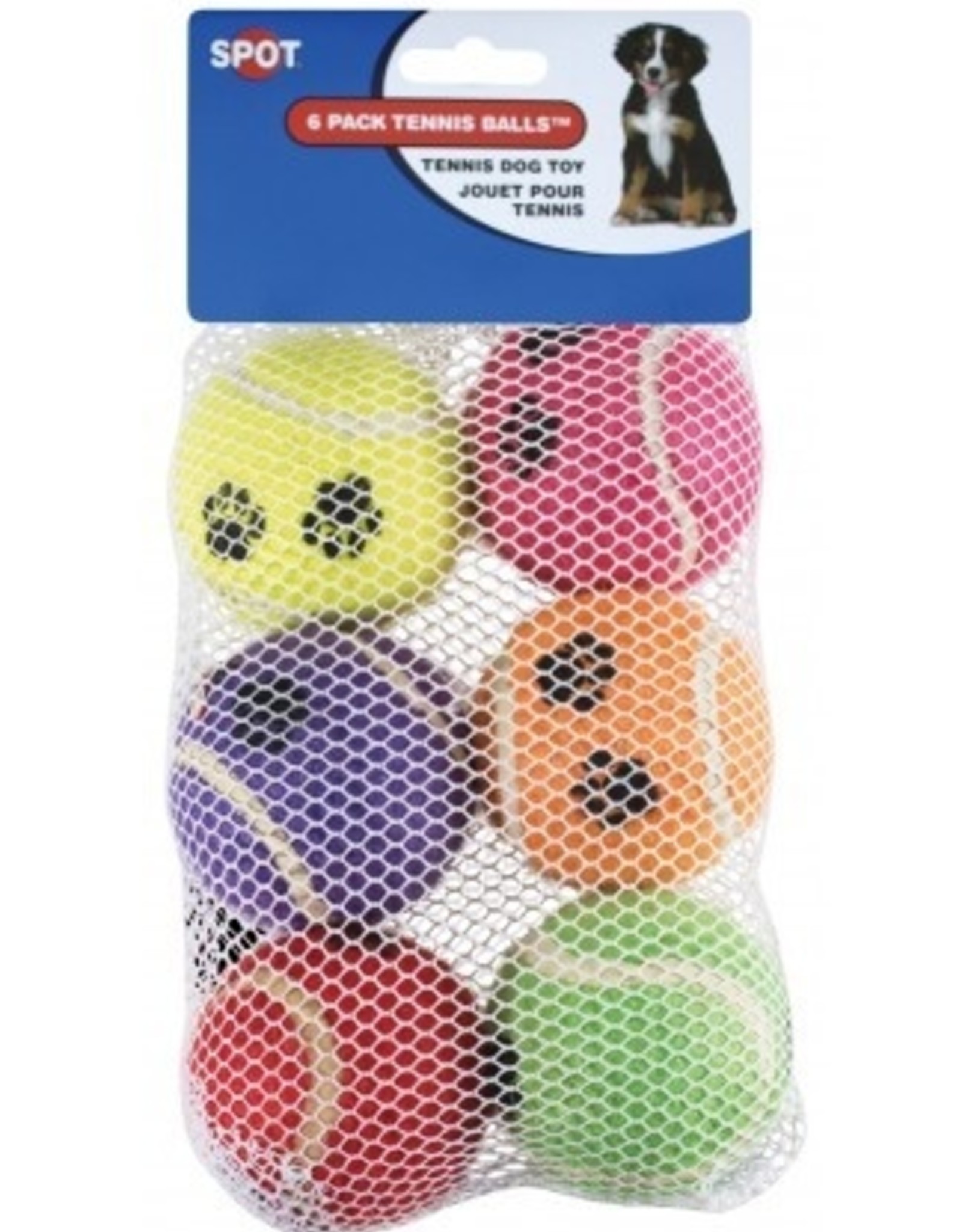 ETHICAL PRODUCTS, INC. DOG TOY TENNIS BALLS 6PK 4262