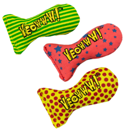 Yeowww! Yeowww! Stinkies Dots Cat Toy