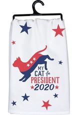 PRIMITIVES BY KATHY DISH TOWEL - MY CAT 2020