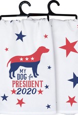 PRIMITIVES BY KATHY DISH TOWEL - MY DOG 2020