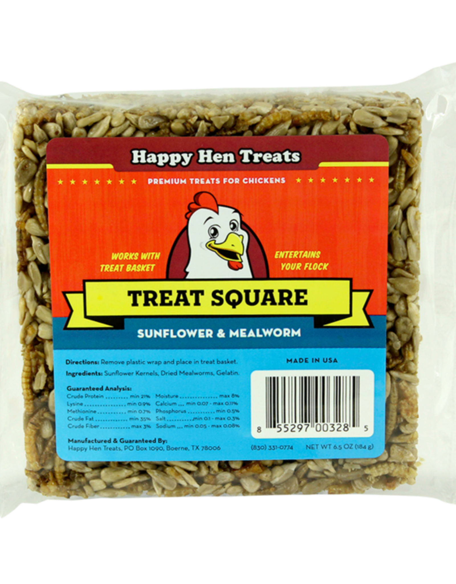 Happy Hen Treats HAPPY HEN TREAT SQUARE SUNFLOWER & MEALWORM