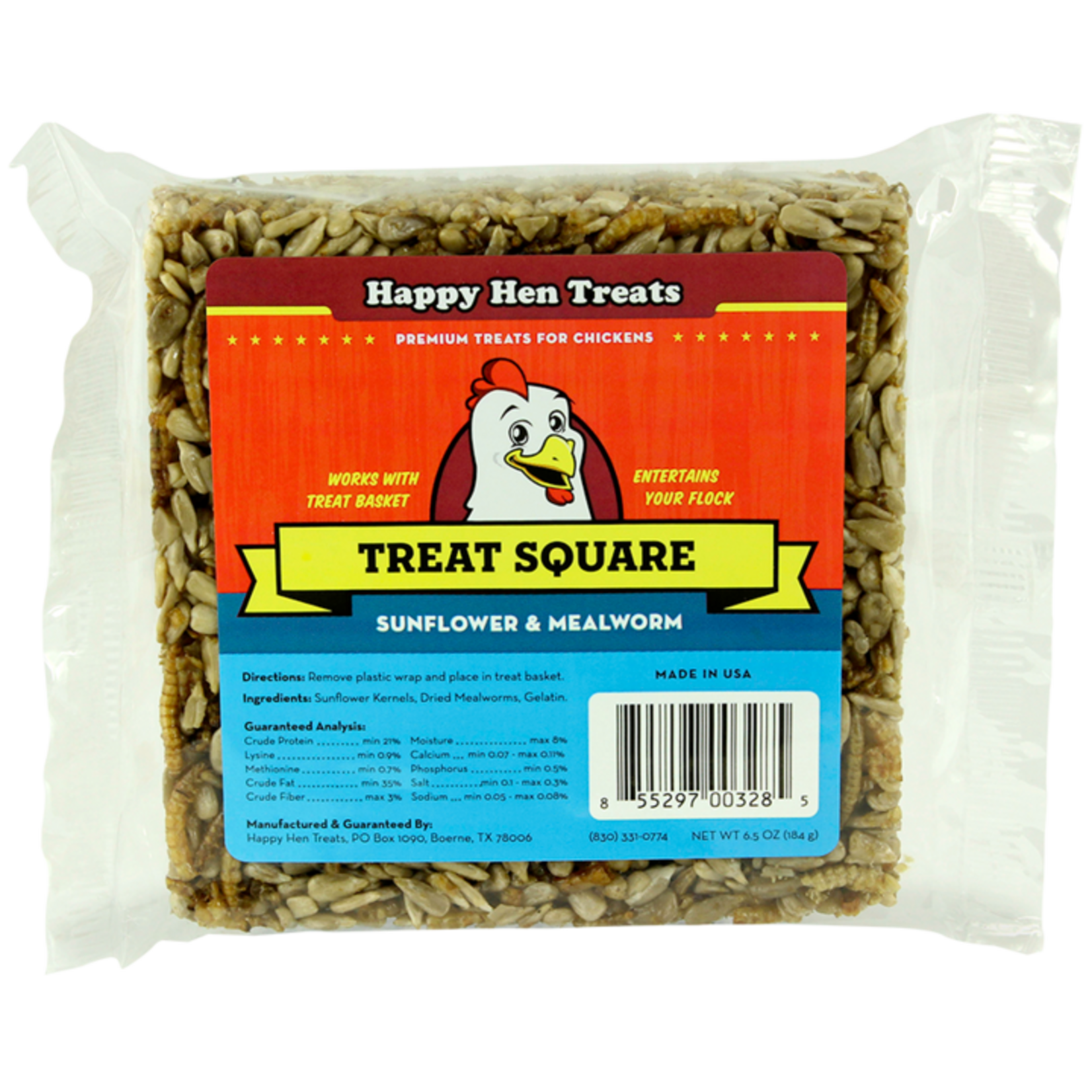 Happy Hen Treats HAPPY HEN TREAT SQUARE SUNFLOWER & MEALWORM