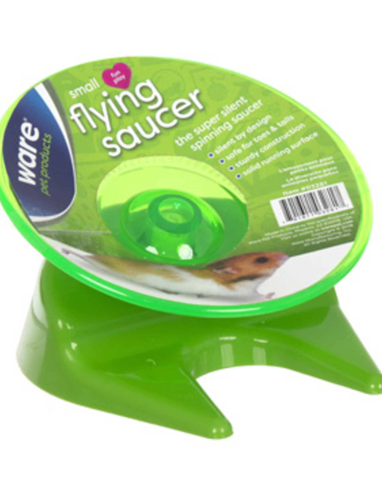 Ware Ware Flying Saucer Small Animal Exercise Wheel Small