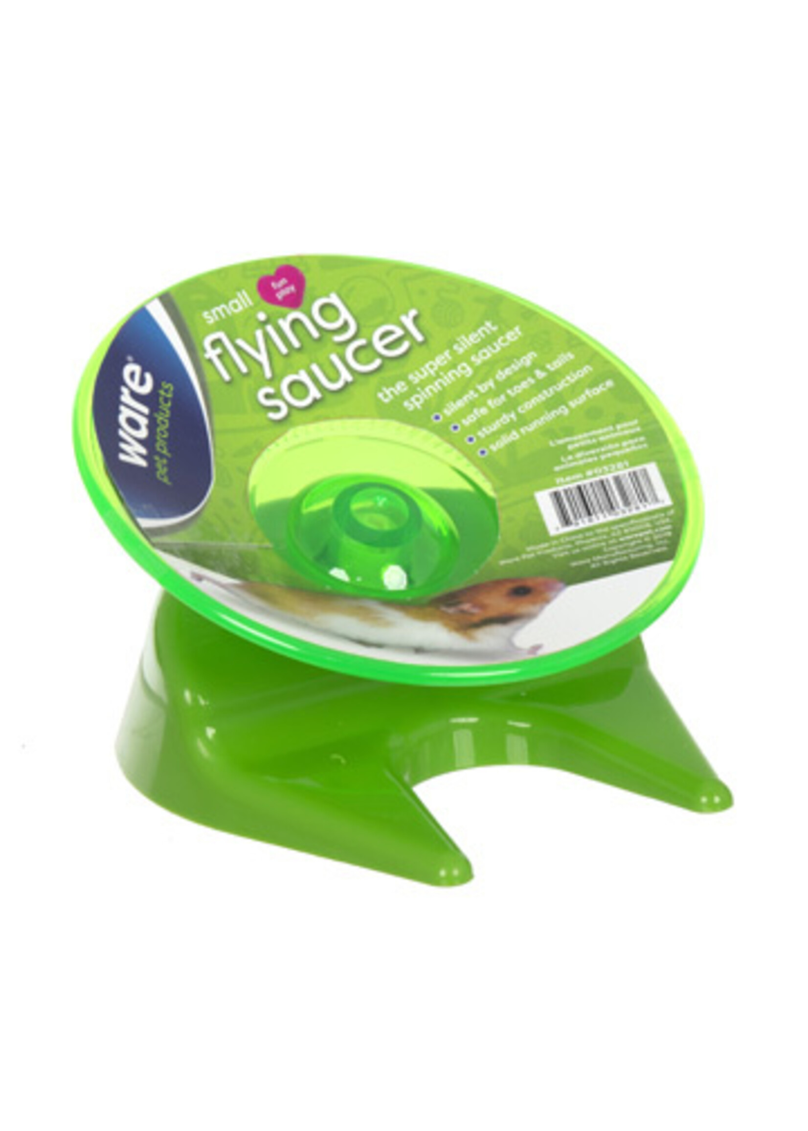 Ware Ware Flying Saucer Small Animal Exercise Wheel Small