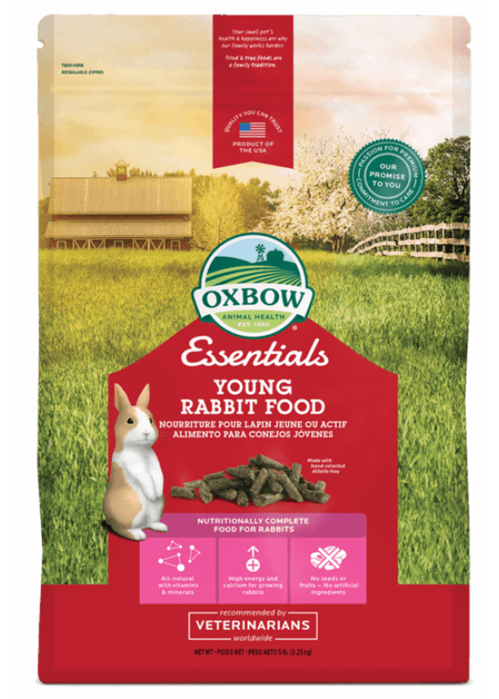Oxbow Oxbow Essentials Young Rabbit Food  5 lbs.