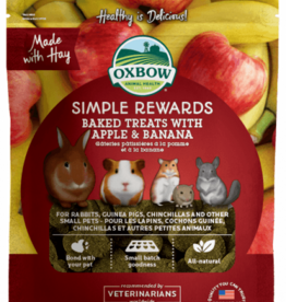 Oxbow OXBOW SIMPLE REWARD APPLE & BANANA 3OZ