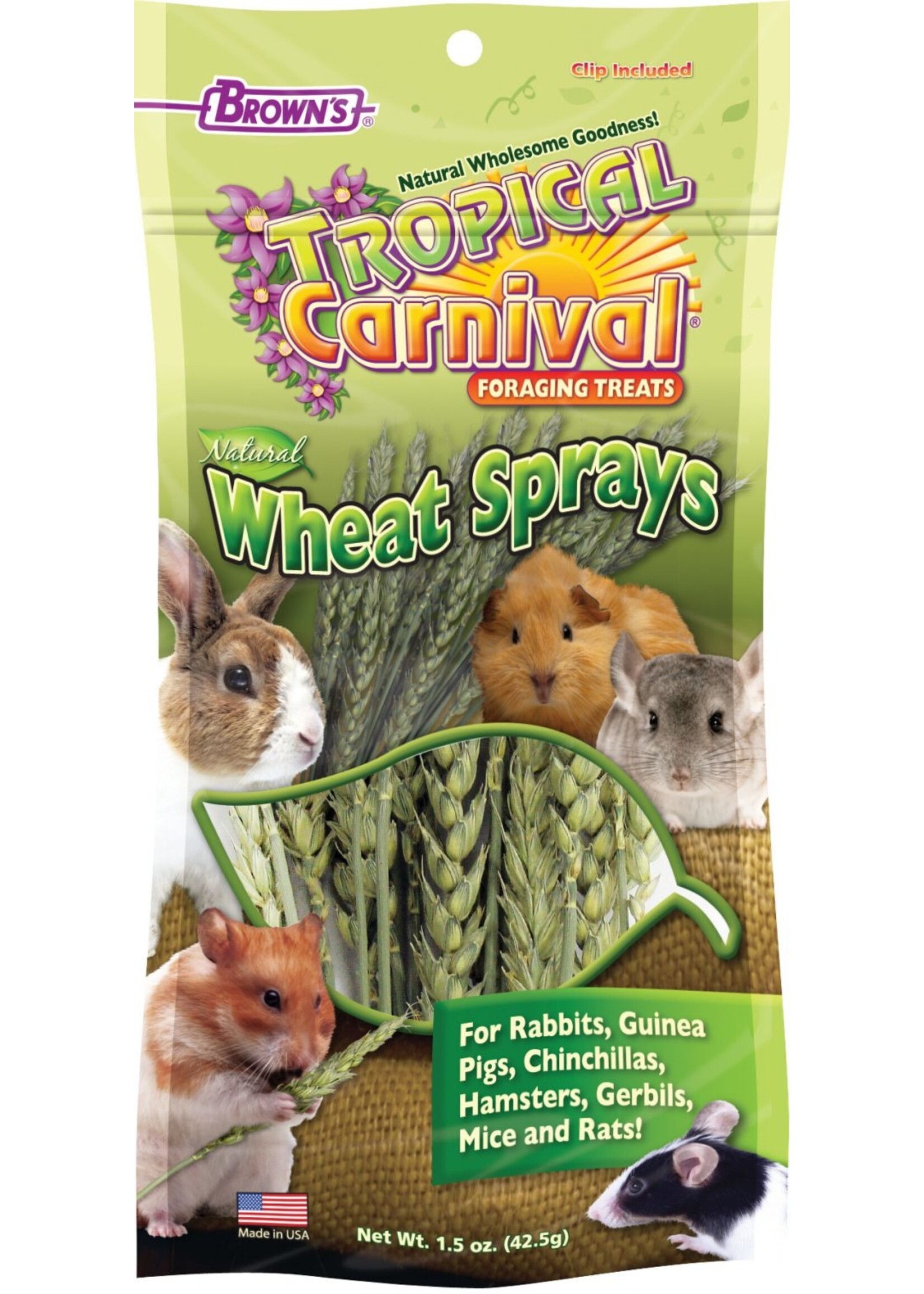 Brown's Brown's Tropical Carnival NATURAL WHEAT SPRAY