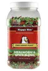 Happy Hen Treats HAPPY HEN FREE RANGE FEAST MEALWORM & SPICE 2LBS