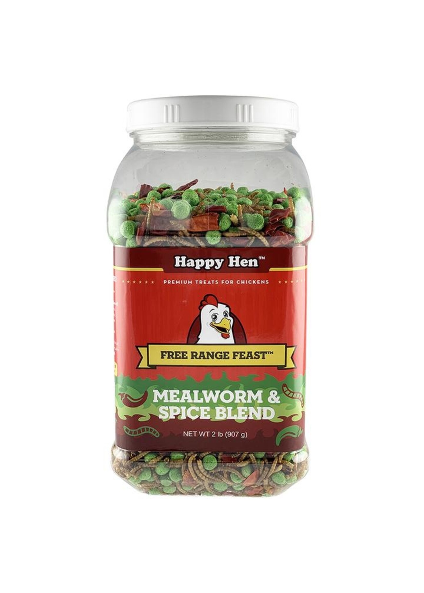 Happy Hen Treats HAPPY HEN FREE RANGE FEAST MEALWORM & SPICE 2LBS