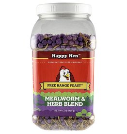 DURVET HAPPY HEN FREE RANGE FEAST MEALWORM & HERBS 2LBS