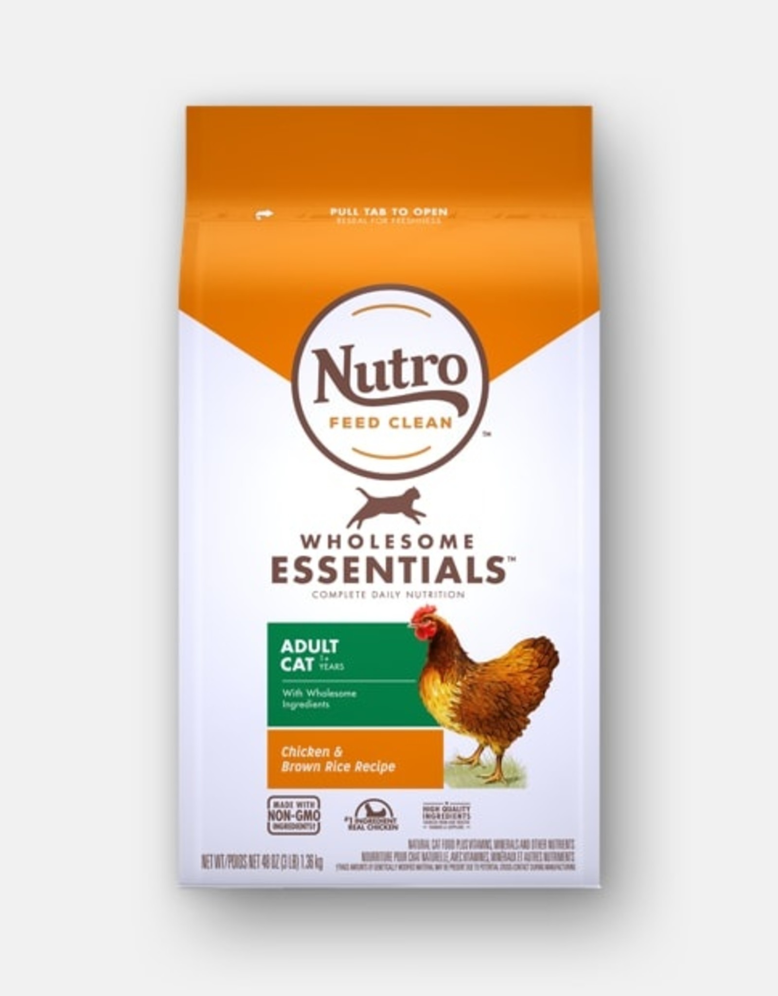 NUTRO PRODUCTS  INC. NUTRO CAT HEALTHY WEIGHT WITH CHICKEN & BROWN RICE 3.5LBS