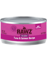 RAWZ RAWZ CAT SHREDDED TUNA & SALMON CAN 3OZ CASE OF 18