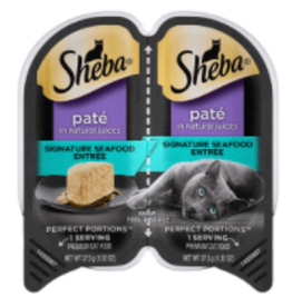 Sheba SHEBA PERFECT PORTIONS SEAFOOD CUTS IN GRAVY VARIETY 2.6OZ 2-12PK