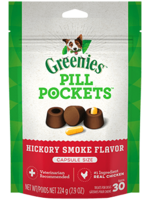 Greenies Greenies Pill Pockets Dog Treats Capsules Hickory Smoked - 7.9 oz (30 Treats)