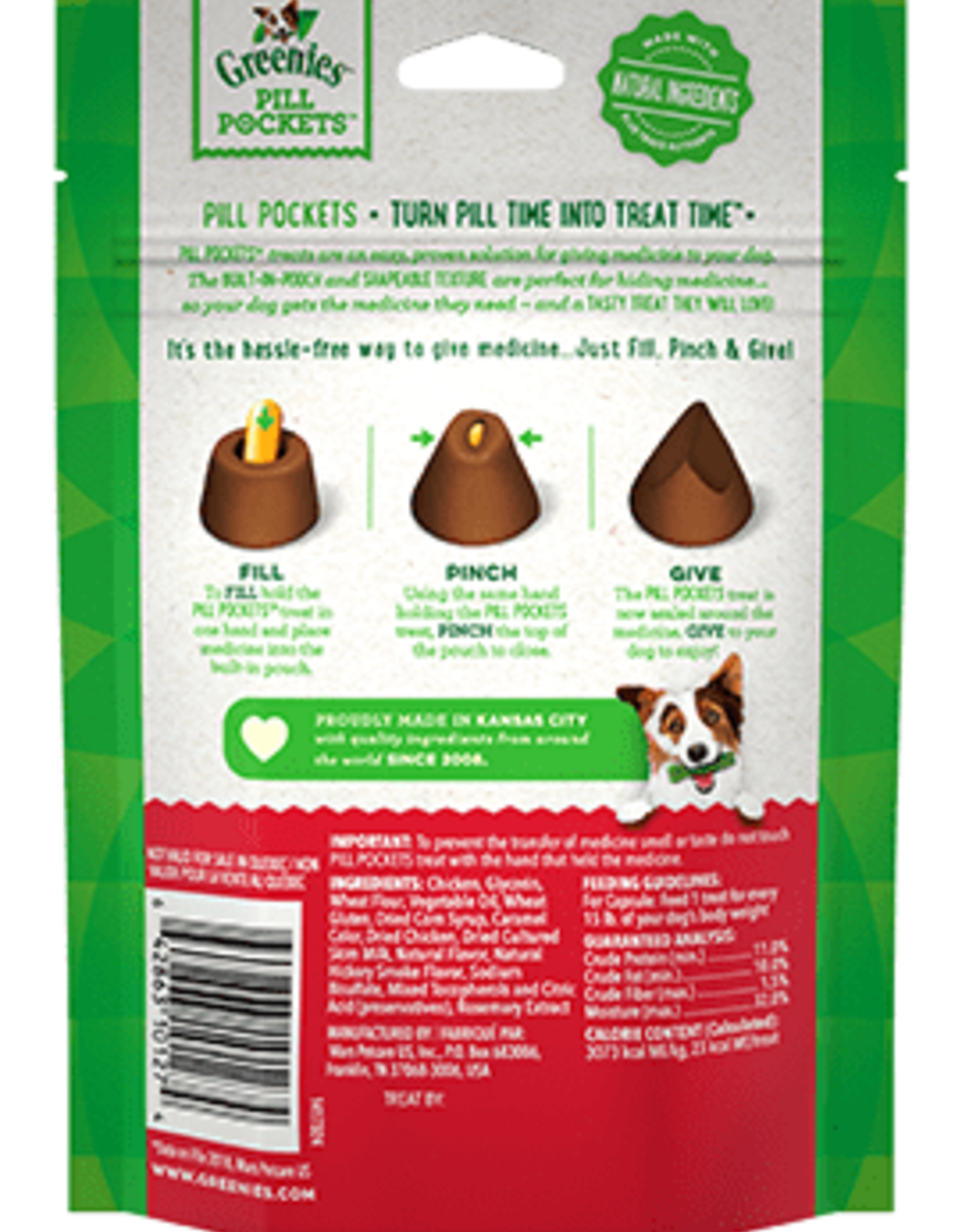 Greenies Greenies Pill Pockets Dog Treats Capsules Hickory Smoked - 7.9 oz (30 Treats)