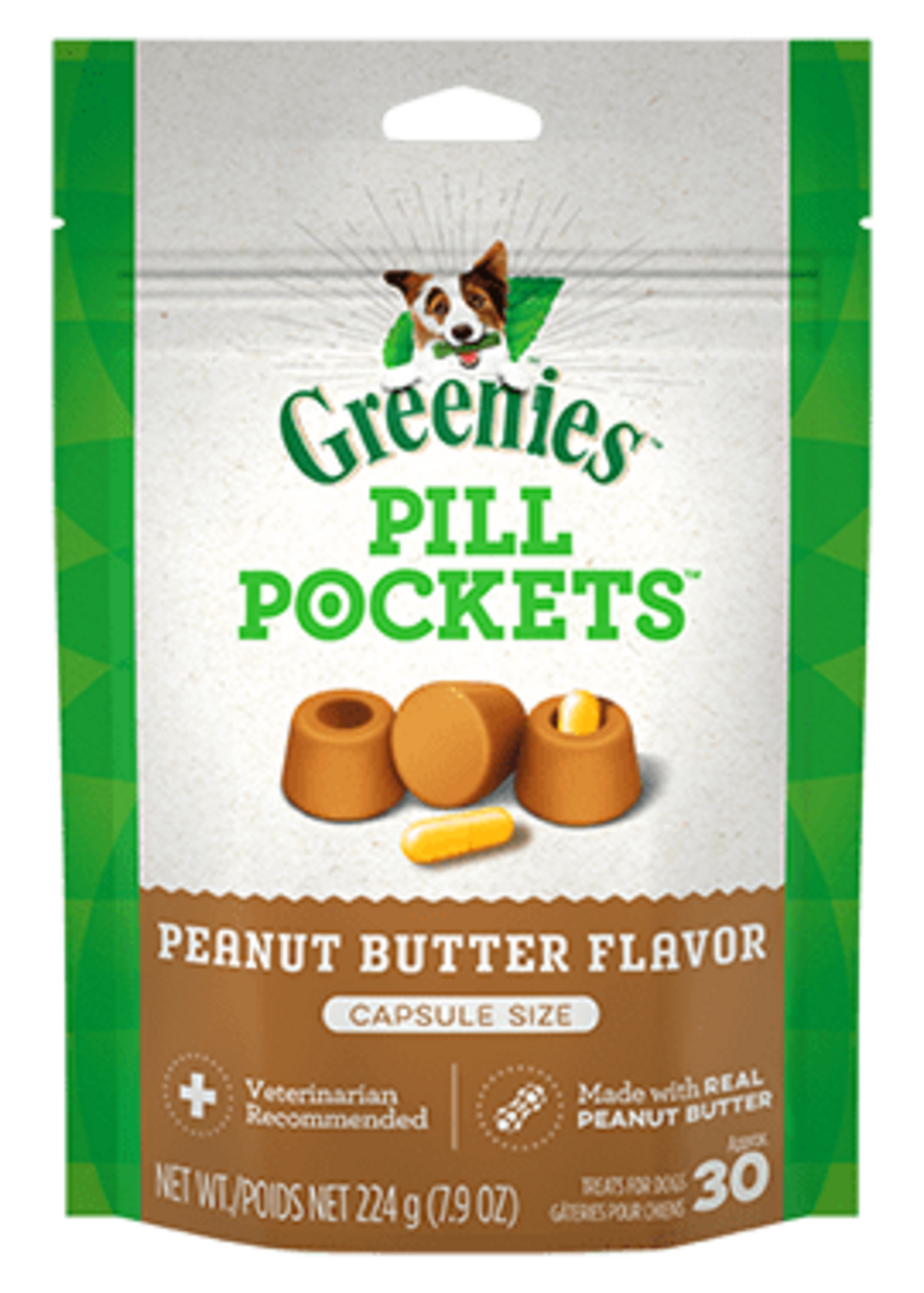 Greenies GREENIES PILL POCKET PEANUT BUTTER CAPSULE 7.9OZ