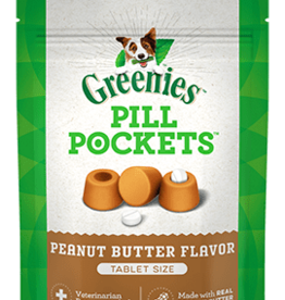 GREENIES GREENIES PILL POCKET PEANUT BUTTER TABLET 3.2OZ