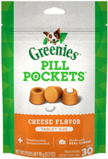 Greenies Greenies Pill Pockets Dog Treats Tablets Cheese - 3.2 oz (30 Treats)