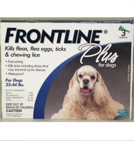 Frontline FRONTLINE PLUS DOG 3PK 23-44LBS MD