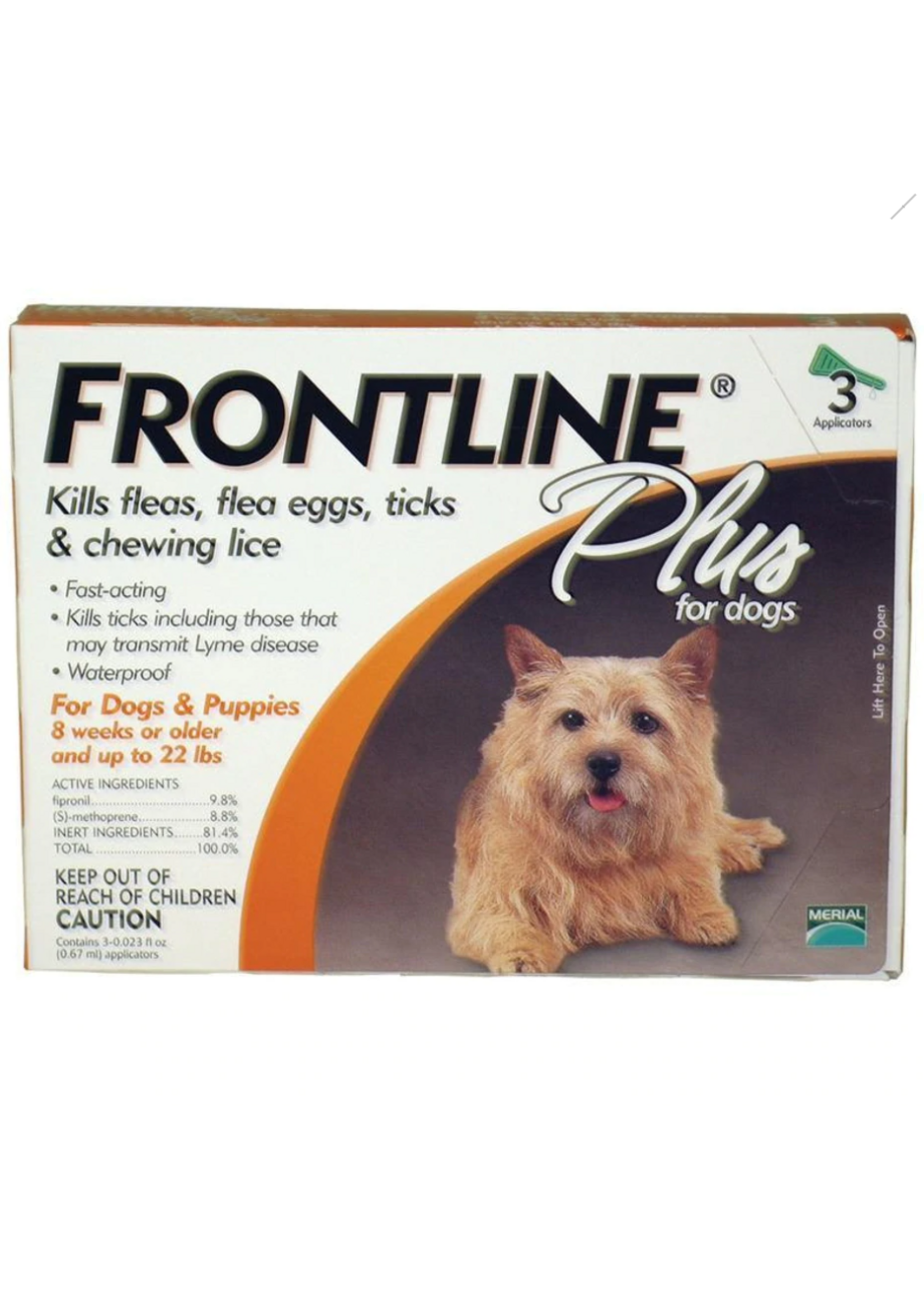 Frontline FRONTLINE PLUS DOG 3PK 1-22LBS SM