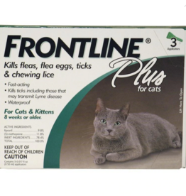 Frontline FRONTLINE® Plus for Cats and Kittens Flea and Tick Treatment - 3 CT