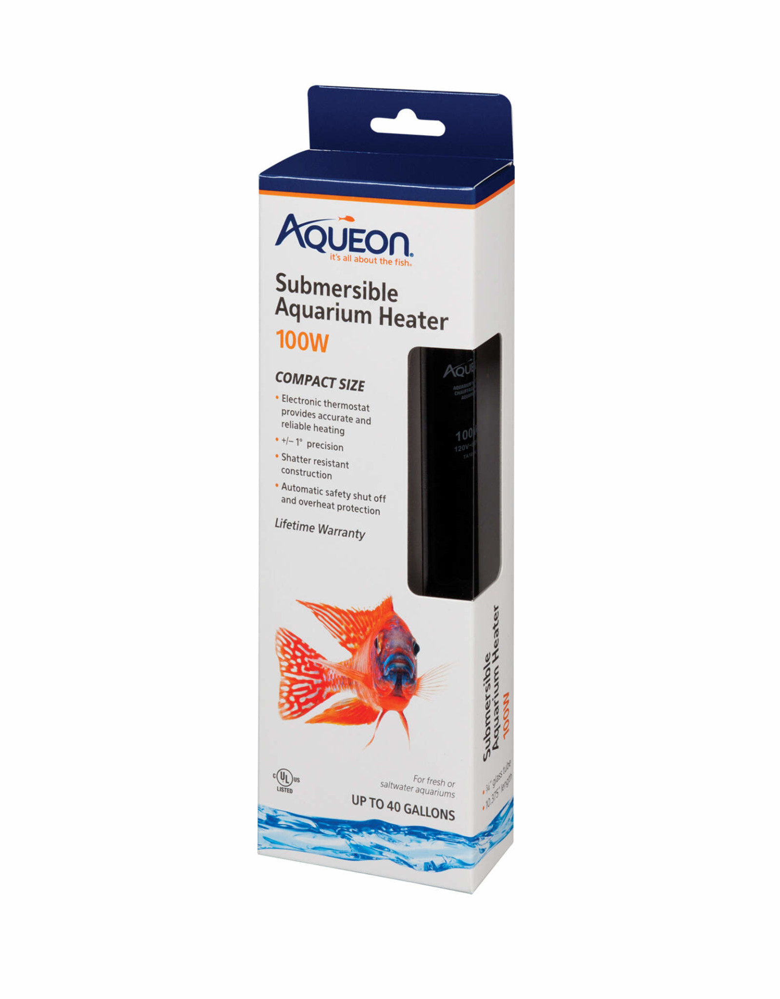 Aqueon AQUEON SUBMERSIBLE AQUARIUM HEATER 100 WATT