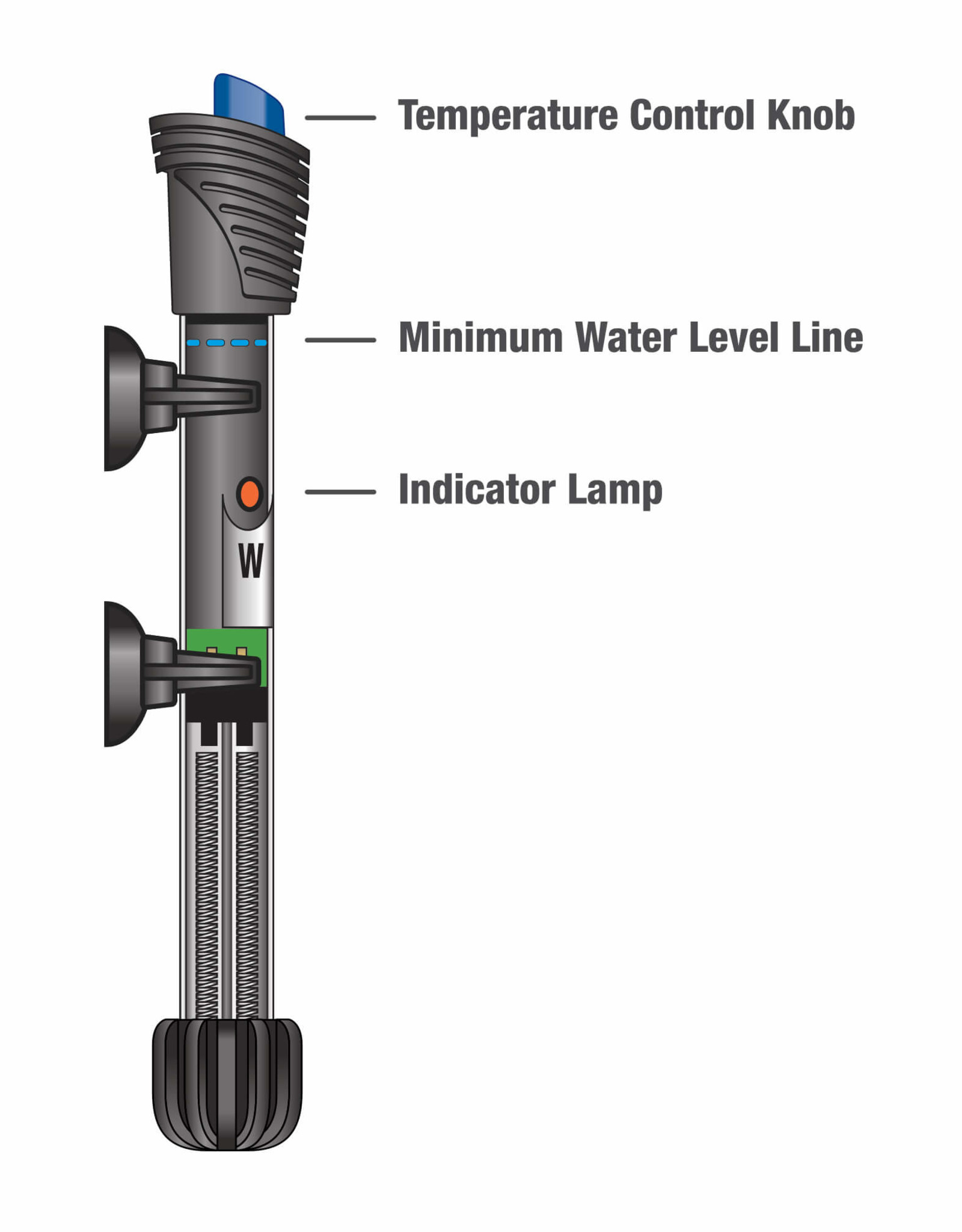 Aqueon AQUEON SUBMERSIBLE AQUARIUM HEATER 100 WATT