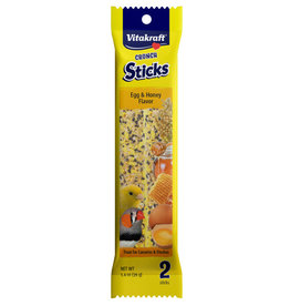 Vitakraft VITAKRAFT CANARY & FINCH CRUNCH STICKS EGG & HONEY