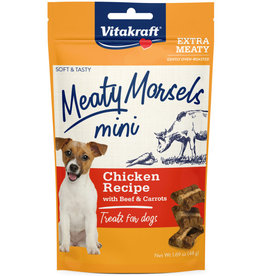 SUNSEED VITAKRAFT DOG MEATY MORSELS MINI BEEF & CARROTS