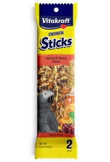 Vitakraft VITAKRAFT CRUNCH STICKS PARROT TREATS APRICOT/CHERRY 5.5OZ