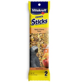 VITAKRAFT SUN SEED, INC. VITAKRAFT PARROT CRUNCH STICK APPLE & HONEY